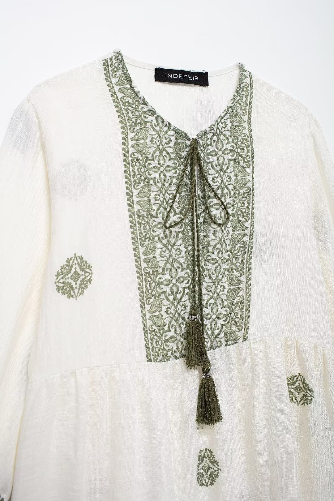 2024 Summer New Women's Printed Vacation Style Shirt_voghion.com