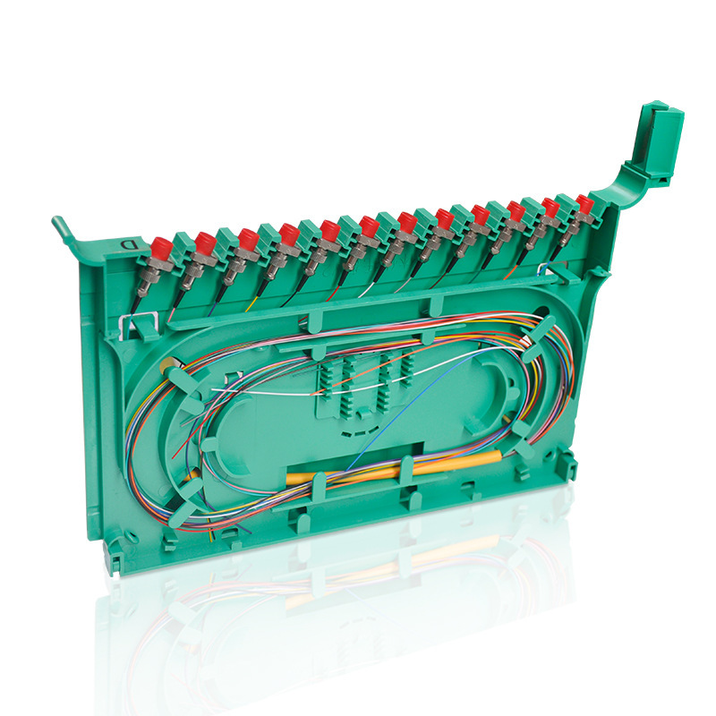 12-Core Fc Fiber Optic Distribution Splice Tray Odf Tray Optical Distribution Box 12-Port Fiber Optic Tray Rack-Mounted High-Density 12-Core Fc Fiber Optic Distribution Splice Tray Odf Tray Optical Distribution Box 12-Port Fiber Optic Tray Rack-Mounted High-Density
