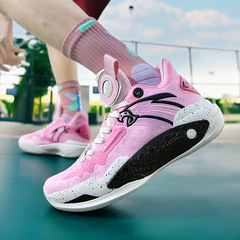 Cross-border basketball shoes 2024 competition war boots practical court shoes for students campus indoor outdoor training shoes factory wholesale