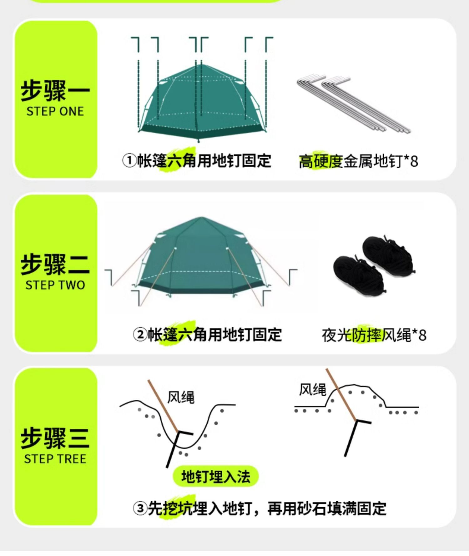 Outdoor travel camping hexagonal tent, fully automatic, thickened, foldable, portable, quick-open tent for overnight use, rainproof