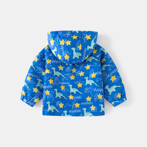 Children's Windbreaker 2024 New Boys Hooded Jacket Baby Lightweight Sun Protection Coat Korean Style Zipper Top Wholesale