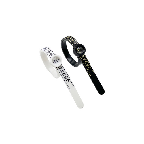 Ring measuring strip with magnifying glass, finger size measuring tape, belt measuring ring Mido