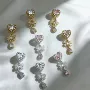 水滴保色爱心镶嵌隔珠