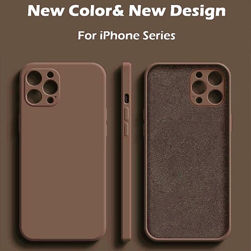 New iPhone14 mobile phone case Rubik's Cube 15promax straight edge liquid silicone suitable for Apple 12 all-inclusive anti-fall