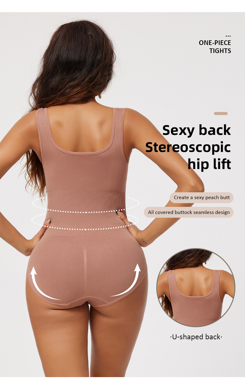 Postpartum & Everyday Shapewear Bodysuit - Seamless Tummy Control, Butt Lift & Bust Support With Breathable Nylon (XS-5XL, 3 Colors)_voghion.com