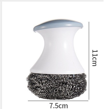 Fábrica directa cabeza redonda cocina cepillo olla lavavajillas artefacto bola de acero al por mayor multifuncional limpieza cepillo limpieza bola