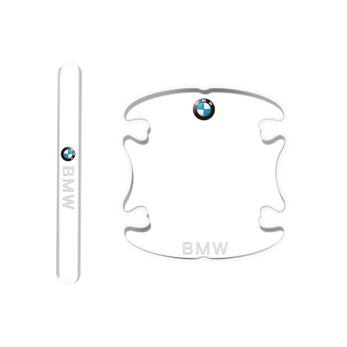 Car crash bar door crash bar door bowl door handle pull handle door side protection crash sticker strip invisible transparent