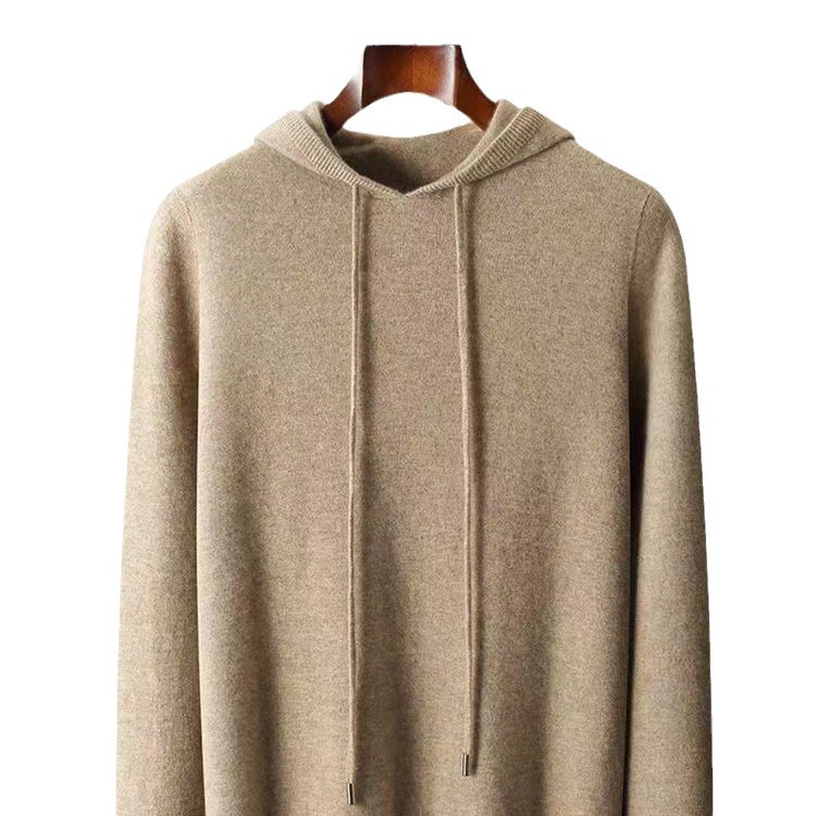 Demi-season woolen hoody