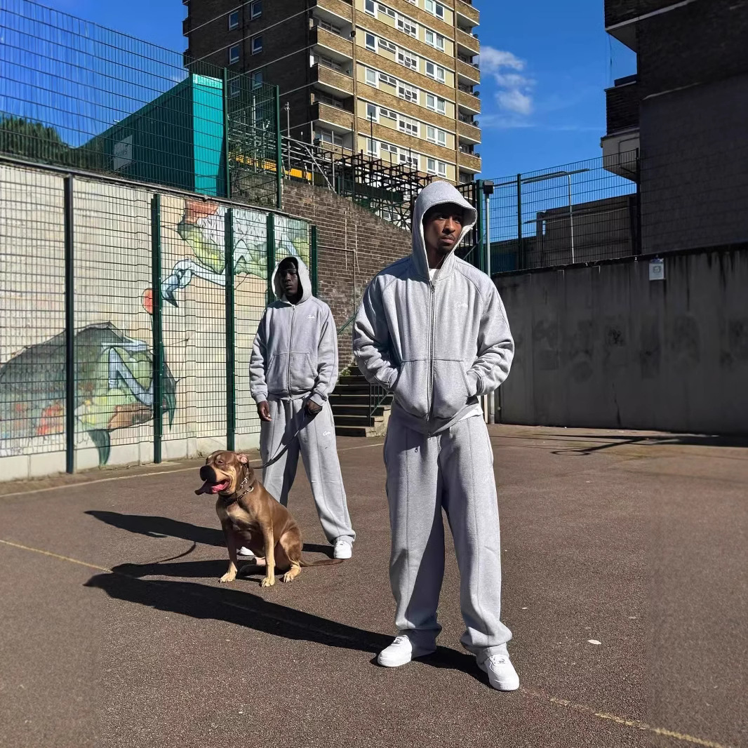 데빌 아일랜드 아메리칸 힙합 스트리트 댄스 후드티 남성용 루즈핏 스포츠 세트 스트레이트 팬츠