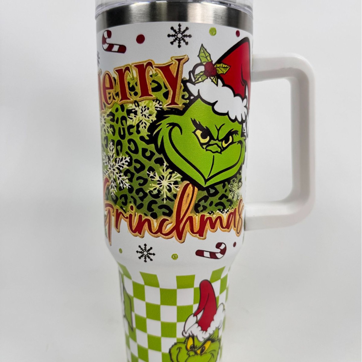 Vaso térmico de acero inoxidable con aislamiento al vacío de 40 oz, para automóvil, de gran capacidad, con impresión UV de diseño 5D, para viajes transfronterizos.