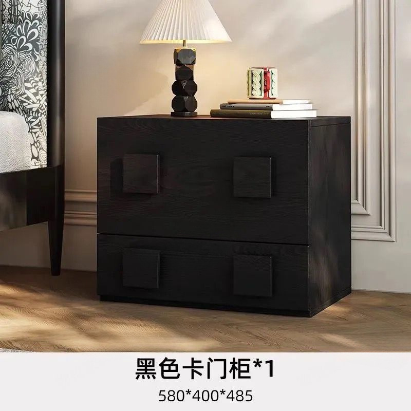 中古风实木卡门柜组合模块复古斗柜沙发边柜卧室客厅储物柜电视柜|undefined
