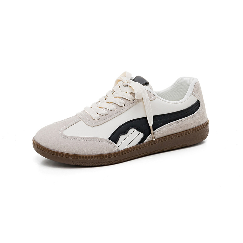 Zapatos casuales clásicos retro de mujer zapatos blancos bajos zapatos de plantilla de lazos para hombres y mujeres zapatos de entrenamiento F8868
