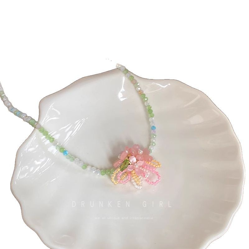 Oversized Enamel Flower Bracelet For Women 3d Floral Statement_voghion.com