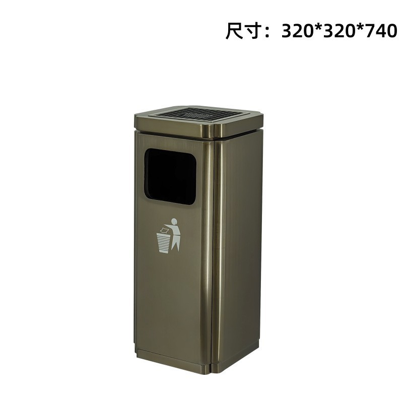 佛山ホテルステンレス灰皿ホテルゴミ箱ロビーエレベーター口縦型灰皿付き大容量|undefined