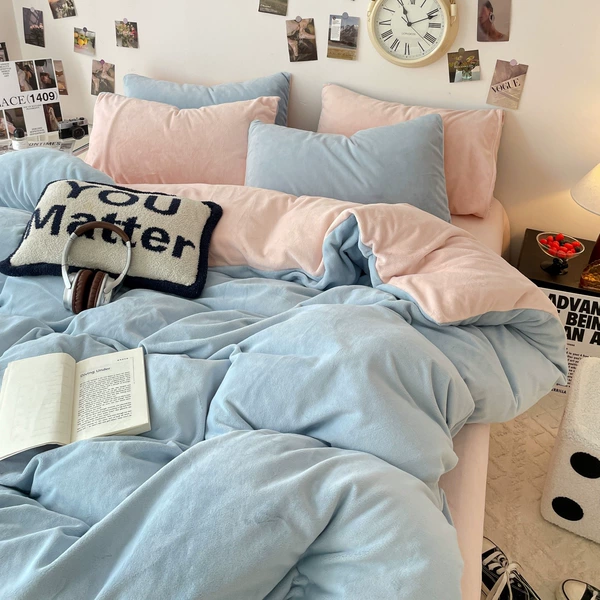 Baby blue+pink jade