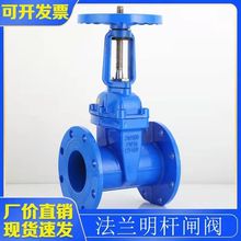 国标明杆软密封闸阀Z41X-16Q法兰球墨铸铁橡胶密封阀门