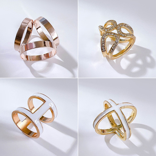 Fashionable and versatile new scarf buckle accessories women's ribbon shawl buckle decoration professional square scarf buckle corner knotted buckle