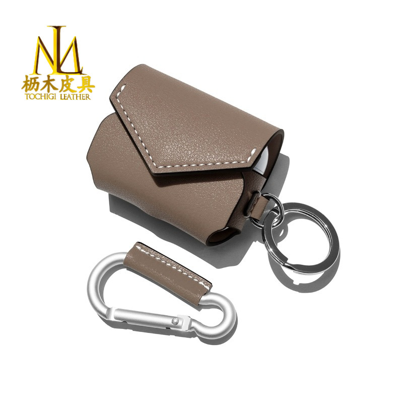 Suitable for AirPods3 generation Napa pattern leather Bluetooth headset protective shell rechargeable envelope headset leather case