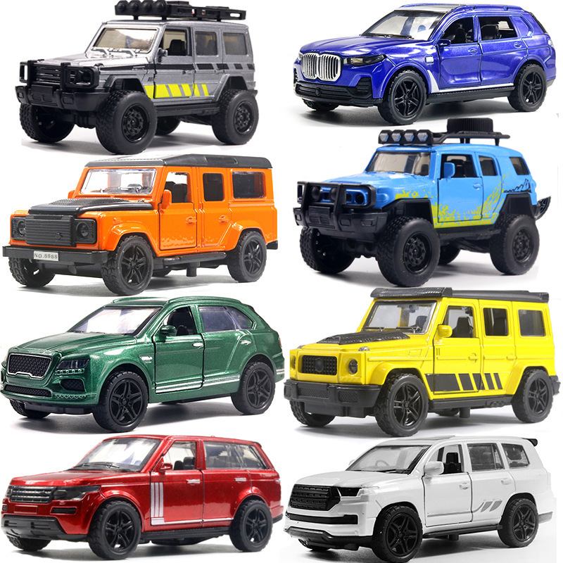 Bagged simulation alloy car model Huili children's toy car 3-year-old boy's toy cross-border ornaments wholesale