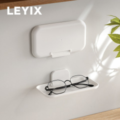 Ley ix 0200L大型トイレラック穴なし壁掛け浴室折り畳み収納ラック