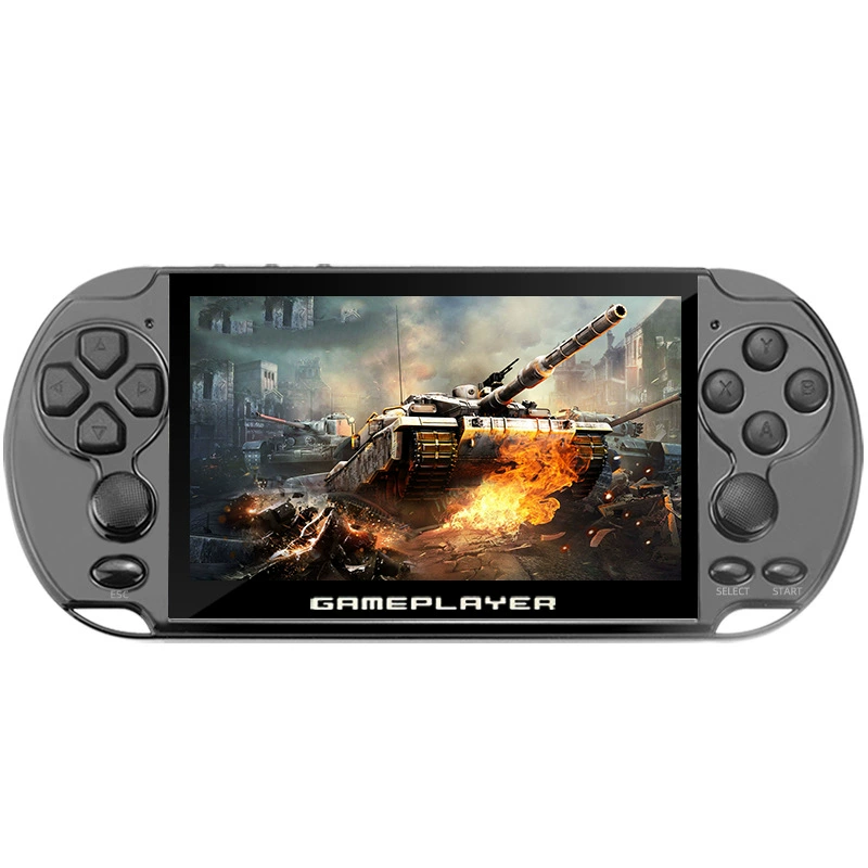Карманная игровая консоль Foreign Trade 32G третьего поколения X9PLUS PSP с большим 5,1-дюймовым экраном, 128 аркада, ностальгическая FCgba