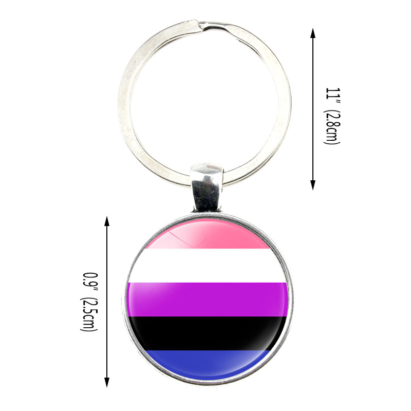 Title 2, Brelok LGBT Tęczowy Time Gem do barów. Wyraź du...