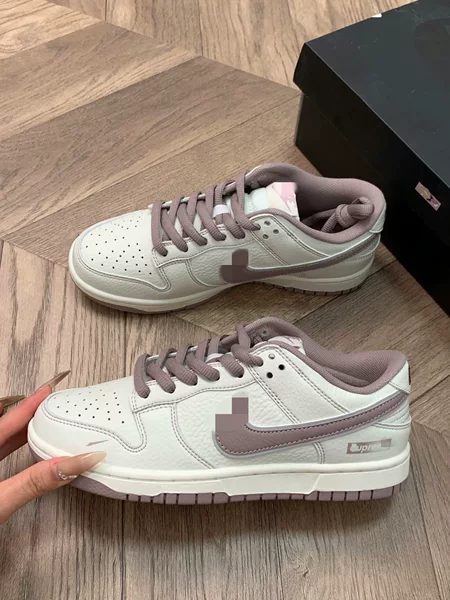 Putian Pure Original Dunk Low Black and White Panda Low-Top Sneakers Versatile Brown and White Unisex Couple Casual Sports Shoes