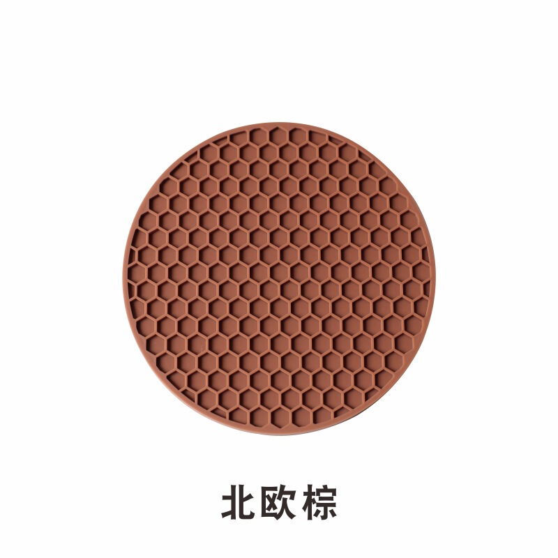 硅胶杯垫蜂窝食品级防滑餐垫耐高温防水隔热垫厂家批发|undefined