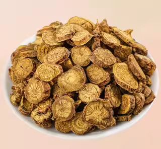 Dried Scutellaria Root Slices Huang Qin Bulk Herbal Decoction Pieces 500g key features