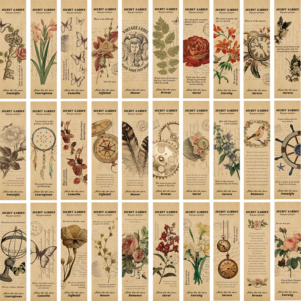 Micro-tinta, una variedad de estilos, marcadores, dibujos animados avanzados, arte antiguo, bricolaje, registros de lectura para estudiantes, marcadores exquisitos en papel