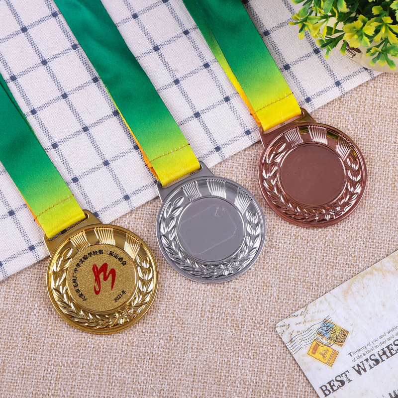Medalla Metálica Conmemorativa de Aleación de Zinc Personalizable para Eventos Deportivos