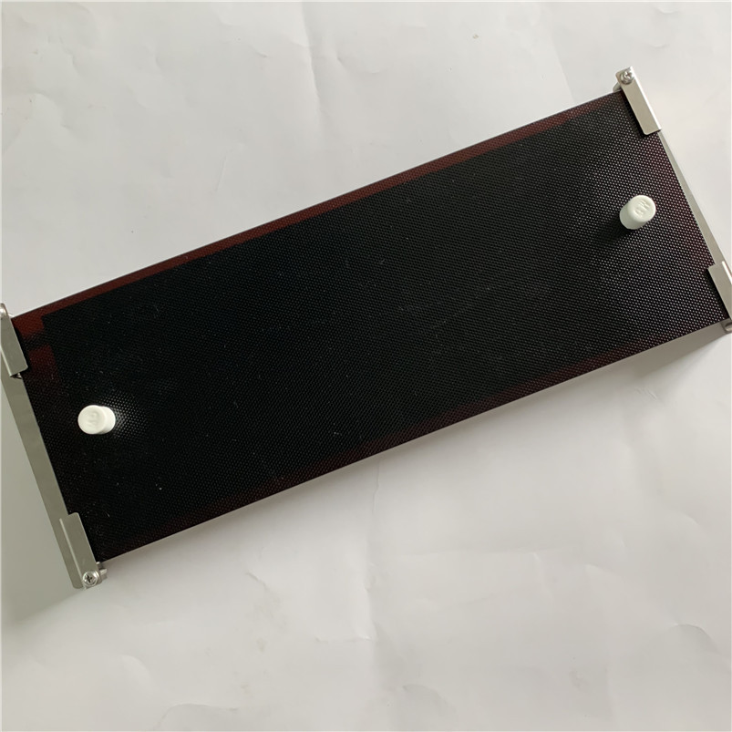 远红外玻璃加热板 石墨烯涂层玻璃发热板 不锈钢支架 三连片