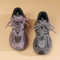 Sports Dad Shoes for Women 2025 Spring New Style Versatile Student Korean Version Thick Sole Height Increase Lightweight Breathable Mesh Running