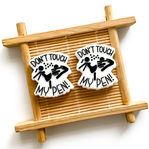 New Food-Grade Silicone Bead Cartoon DIY Bracelet Beads Accessories Baby Teething Ring