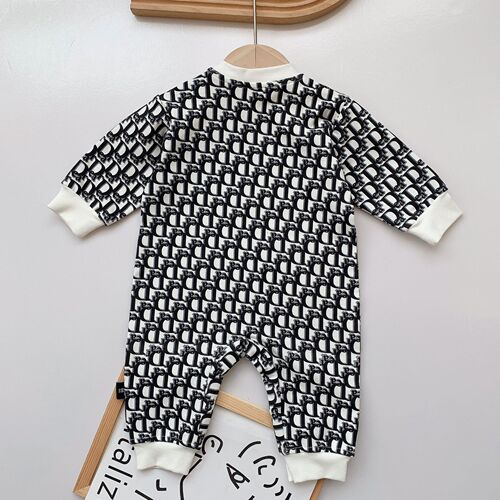 Baby jumpsuit, baby boy's harem, fashionable infant and children's clothing, girl's crawling suit, fashionable children's retro jumpsuit