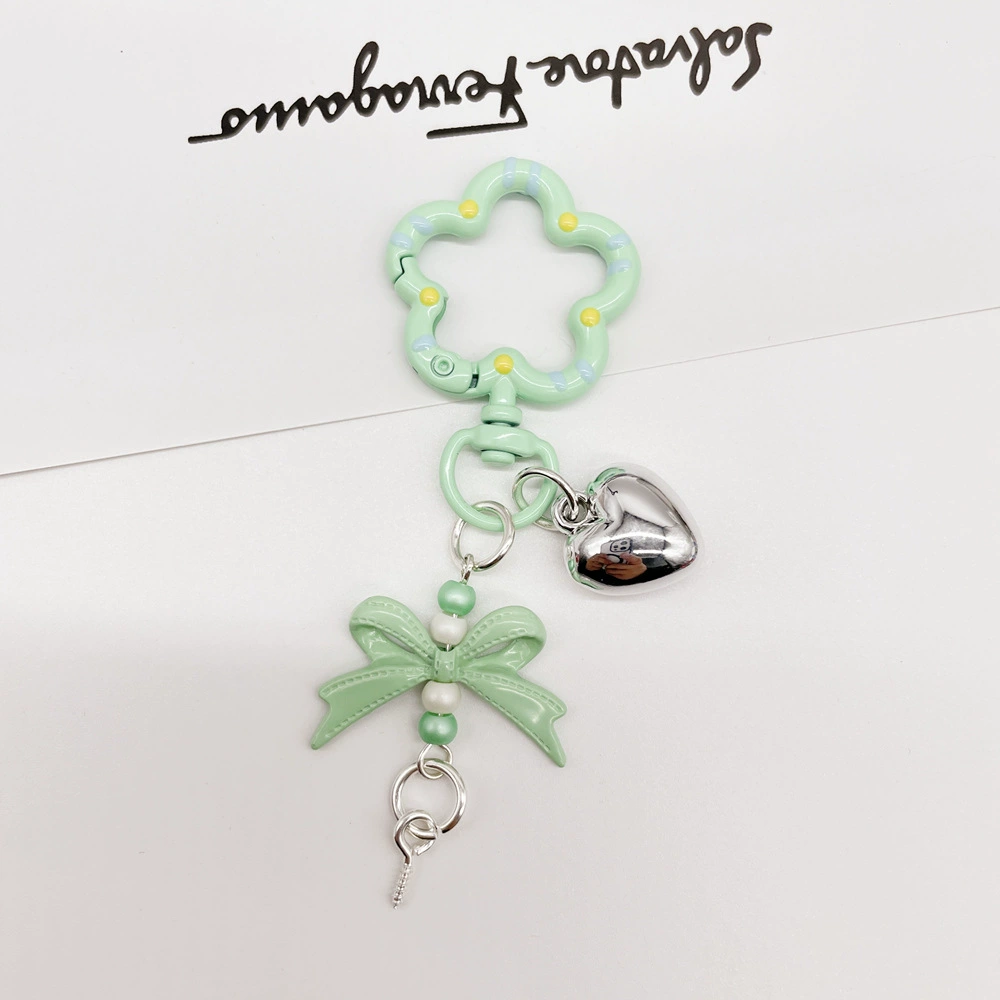 Universal keychain flower-shaped, accessories, flowered, DIY