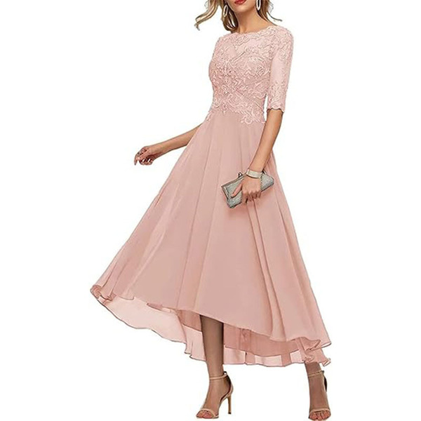 Lace evening dress for bride