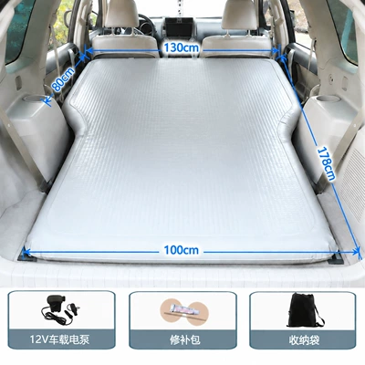 Car air mattress for Vehicle-mounted inflatable bed - air-spring-car-bed12v-car-electric-pump