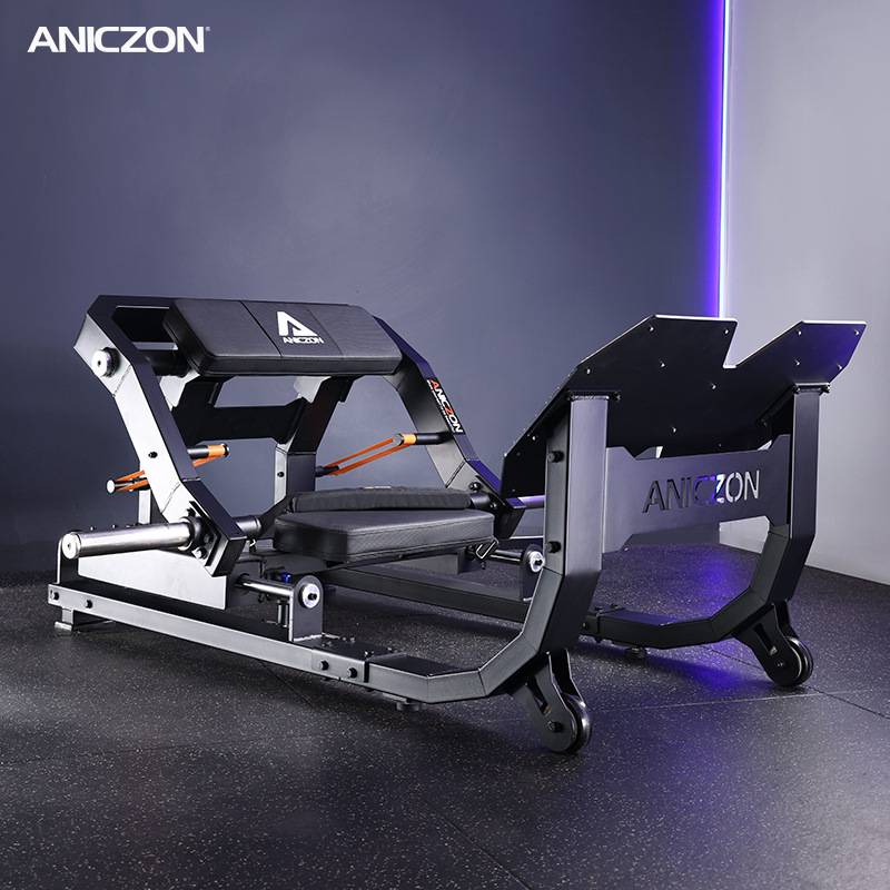 Máquina de puente de cadera para uso comercial de elevación de cadera y entrenamiento de cadera, entrenador de músculo de cadera, máquina de empuje de cadera, entrenador de músculo de cadera