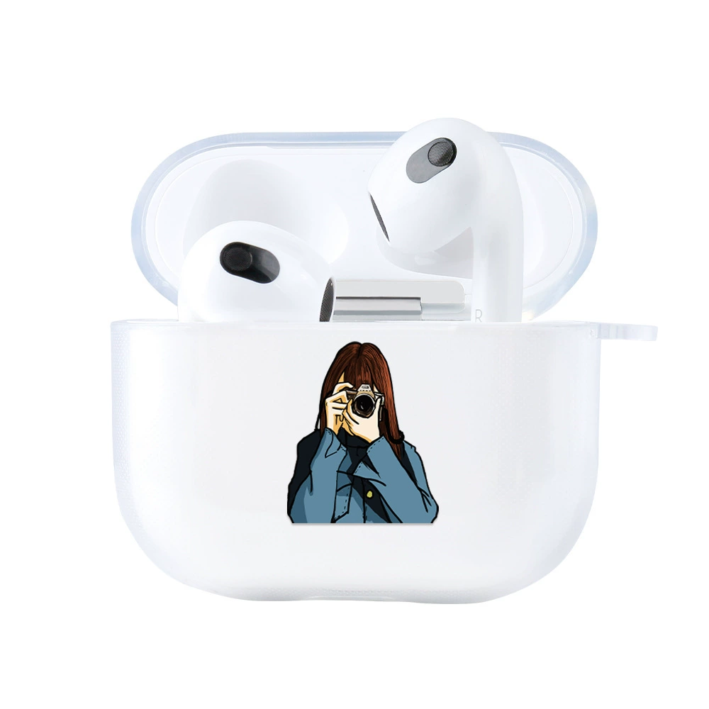 Совместимый с Apple, защитный чехол для свежих наушников, Bluetooth, коллекция 2021 года