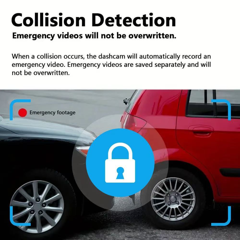New three-lens WiFi dashcam with infrared night vision, simultaneous recording of the front, interior, and exterior of the vehicle, and in-car monitoring