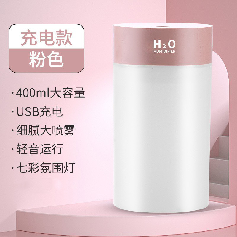 Humidificador Transfronterizo USB, Atomizador Colorido con Luz Ambiental, Mini Rociador Pequeño para Coche, Hogar, Dormitorio y Escritorio