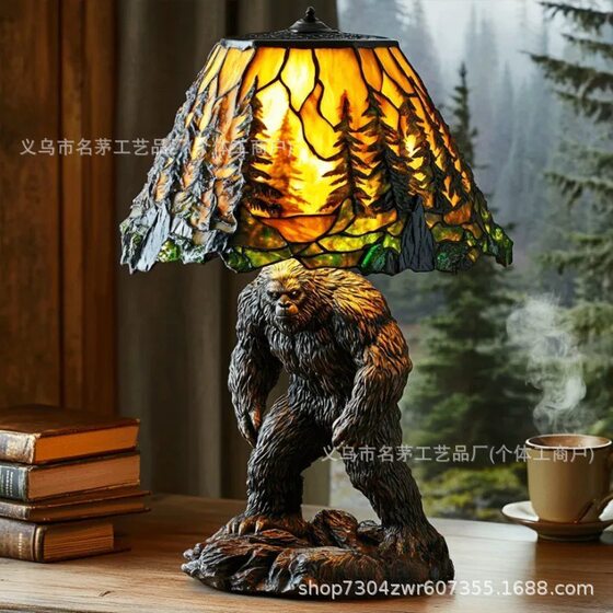 Cross-border new Amazon independent station home decorative desk lamp ornaments animal lamp desktop ornaments led.