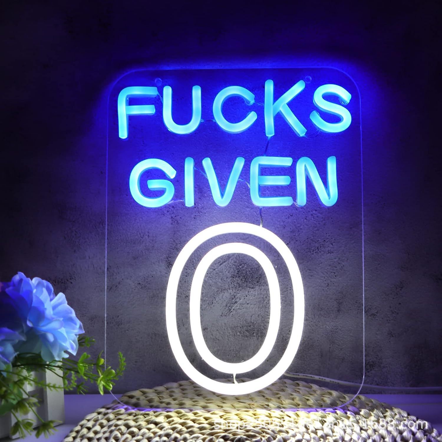 FUCKS GIVEN 26x30cm