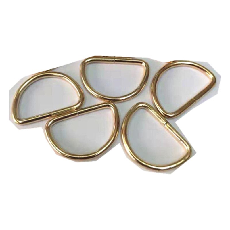 Woven Accessories Chain Bag Hardware Accessories D Buckle Semi-circular Pendant Luggage Fur Clothes Buckle