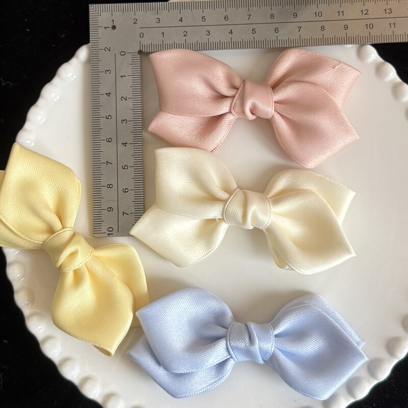 简约日韩糖果色蝴蝶结服装鞋袜辅料diy头饰发夹材料半成品手机壳|undefined