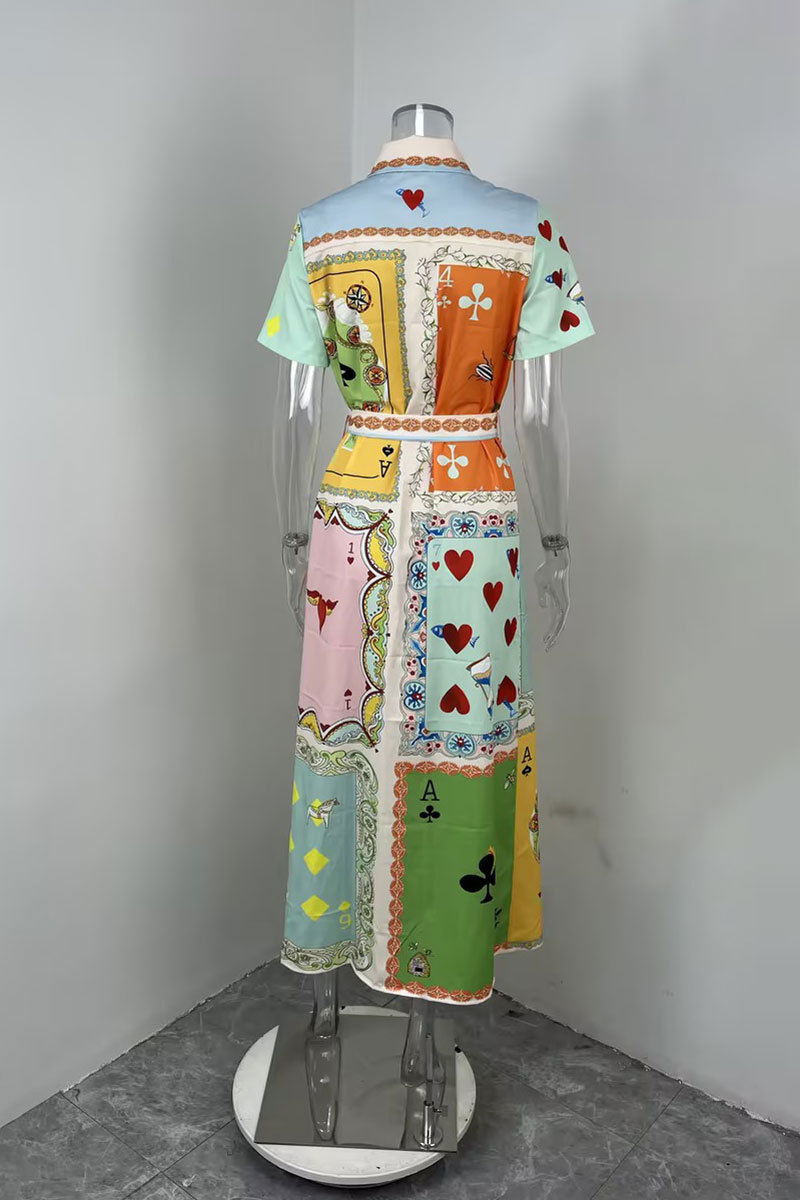 2026 New Spring Women's Clothing, Cross-Border European And American Dresses, Vacation Waist-Cinching Short-Sleeve_ecoleips.com