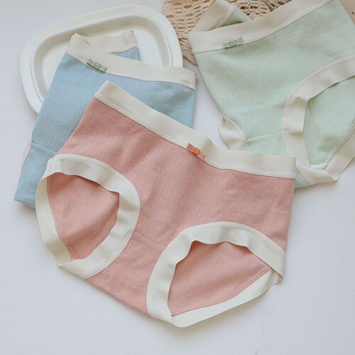 8103 original copyright 5A antibacterial four-season pure cotton type A baby cotton mid-waist soft high-waist seamless women's underwear