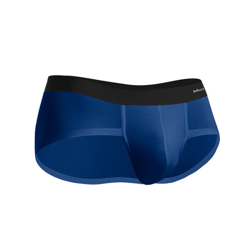 Catman men's underwear, seamless briefs, solid color mid-waist bottoms, breathable, sexy and comfortable shorts for young and middle-aged people