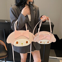 女性用バッグ 2025 新しい夏かわいいメロディー学生クロスボディバッグ日本と韓国のガーリーハートクロスボディバッグショルダーバッグ